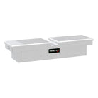 TrailFX Truck Tool Box - Crossover Standard Diamond Tread Bright Polished 16 Gauge (140701)