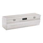 TrailFX Truck Tool Box - Chest Single Lid With Struts Diamond Tread Bright Polished (150581)
