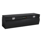 TrailFX Truck Tool Box - Chest Single Lid With Struts Powder Coated Black 16 Gauge (150602)