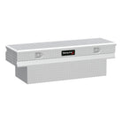 TrailFX Truck Tool Box - Notched Chest Single Lid With Struts Diamond Tread Bright (152601)