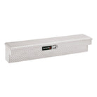 TrailFX Truck Tool Box - Side Mount Single Lid With Struts Diamond Tread Bright (160721)