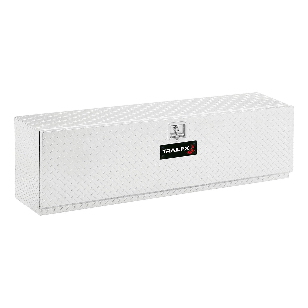 TrailFX Truck Tool Box - Top Mount Single Door Diamond Tread Bright Polished 16 (170481)