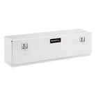 TrailFX Truck Tool Box - Top Mount Single Door Diamond Tread Bright Polished 16 (170601)