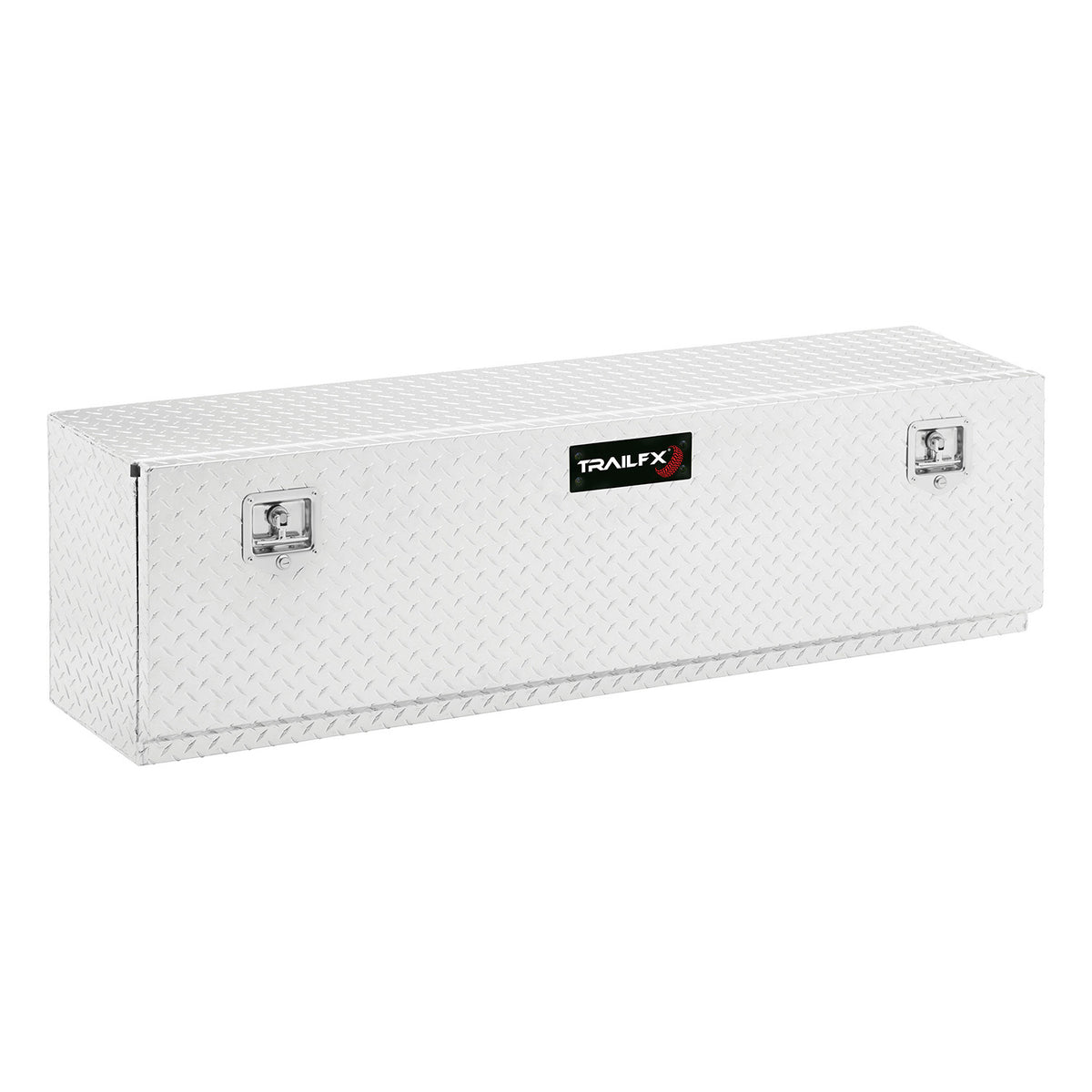 TrailFX Truck Tool Box - Top Mount Single Door Diamond Tread Bright Polished 16 (170601)