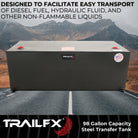 TrailFX Liquid Transfer Tank - Not DOT Approved For Transport Of Flammable Liquids (21098SB)