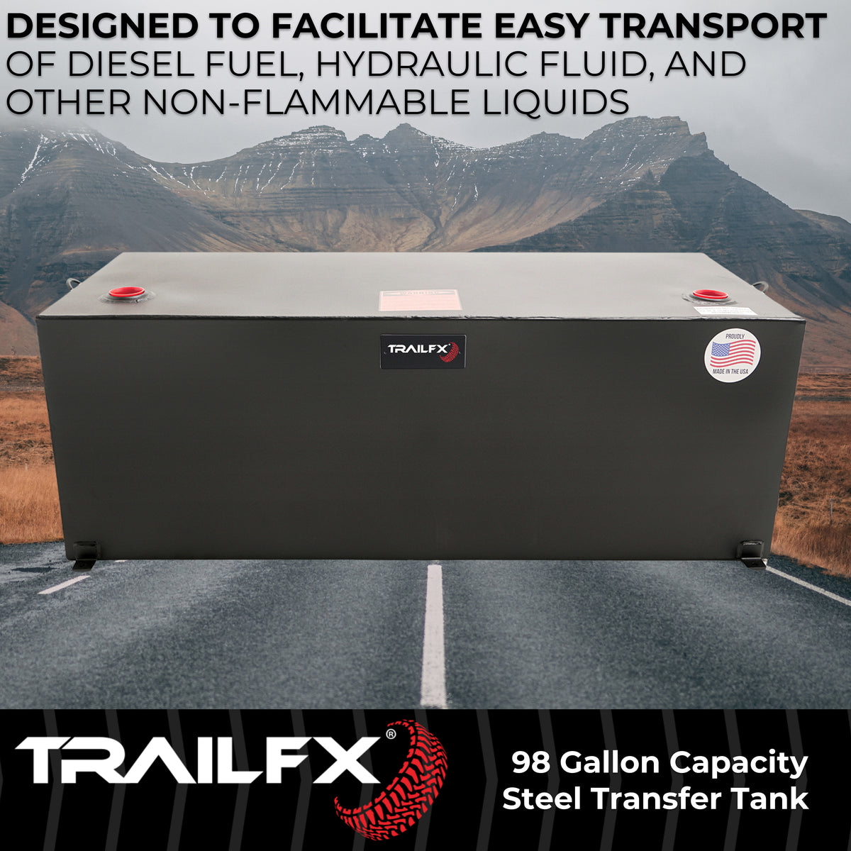 TrailFX Liquid Transfer Tank - Not DOT Approved For Transport Of Flammable Liquids (21098SB)