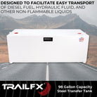 TrailFX Liquid Transfer Tank - Not DOT Approved For Transport Of Flammable Liquids (21098SW)