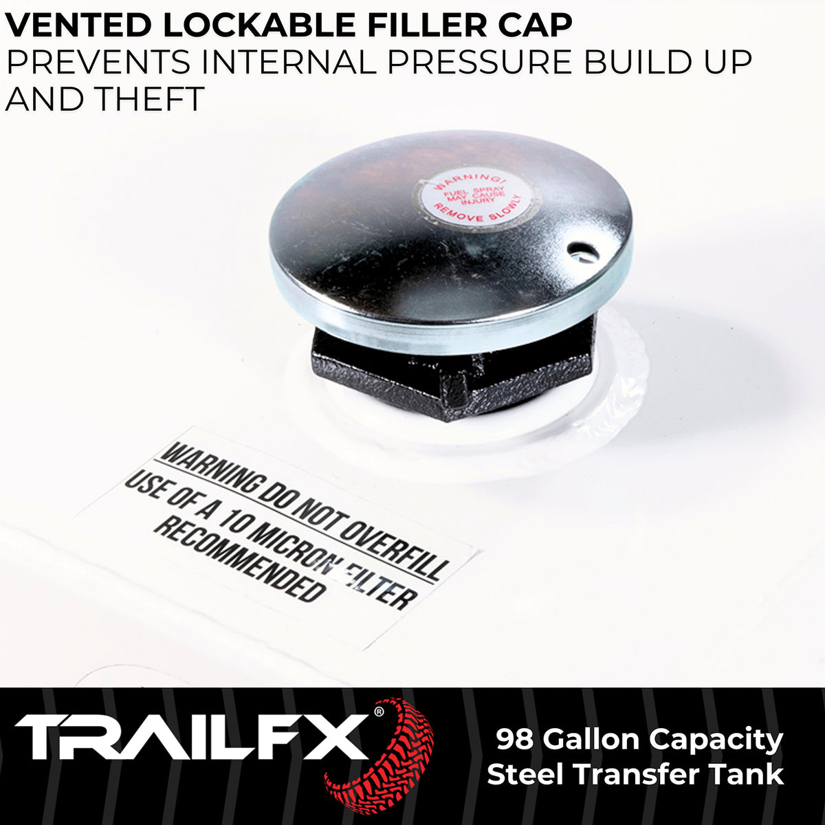 TrailFX Liquid Transfer Tank - Not DOT Approved For Transport Of Flammable Liquids (21098SW)