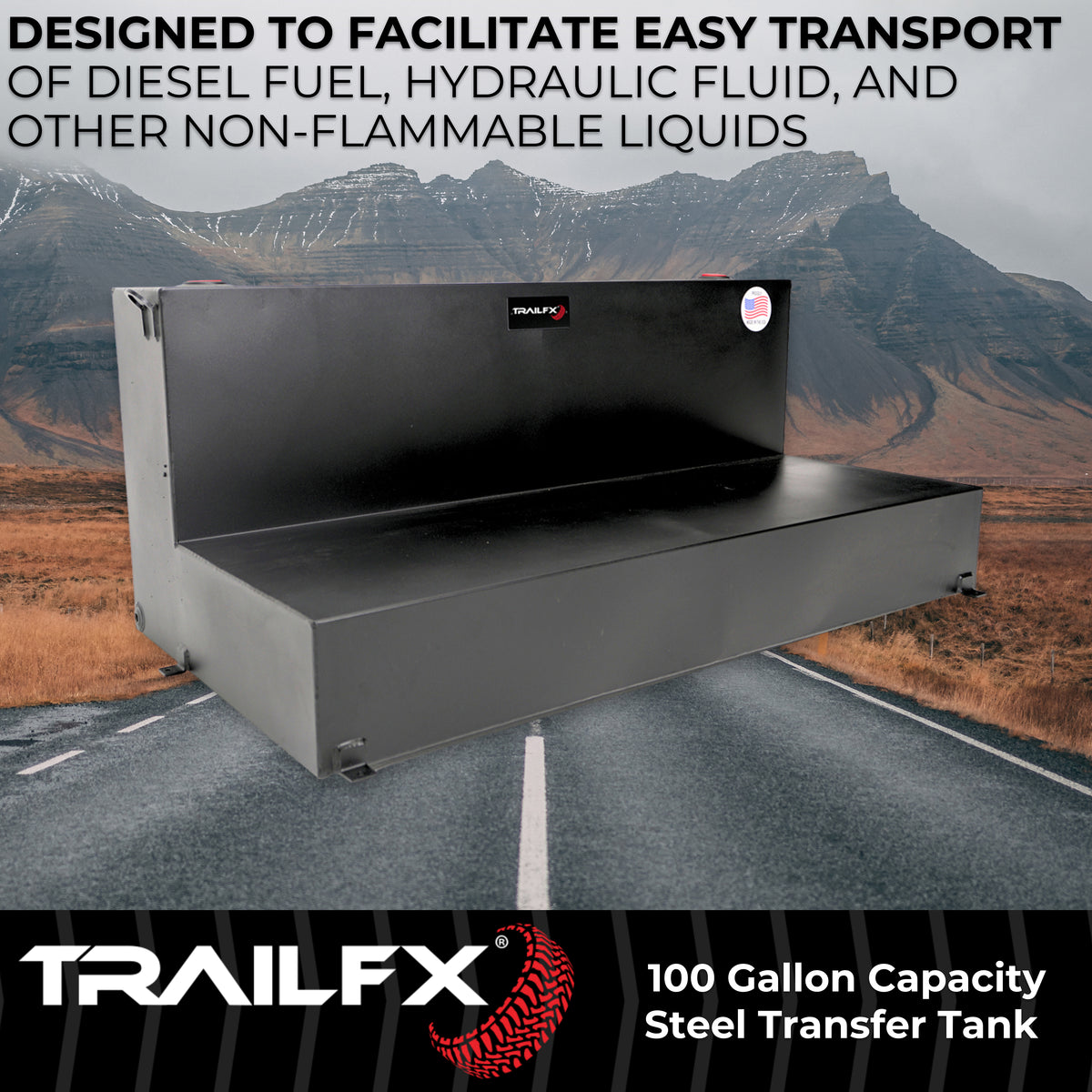 TrailFX Liquid Transfer Tank - Not DOT Approved For Transport Of Flammable Liquids (21110SB)