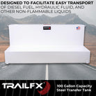 TrailFX Liquid Transfer Tank - Not DOT Approved For Transport Of Flammable Liquids (21110SW)