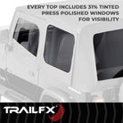 TrailFX Soft Top For Jeep Wrangler - Requires TrailFX 15433101 Soft Top Bow Sold Separately (JTOE001)