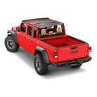 TrailFX Soft Top For Jeep Gladiator - Mesh, Black, Secures To Windshield And Roll Bar, Two Piece (MBT007)