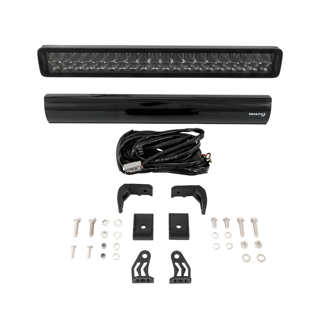 TrailFX Light Bar - 200 Watt Blubs Amp Draw 14.6 AMP At 12 Volts, 8 Degree Spot (20DRBKCM)