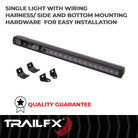 TrailFX Light Bar - 8 Degree Spot/ 90 Degree Flood Beam Combination, 8820 Raw/ (20SRSCMB)