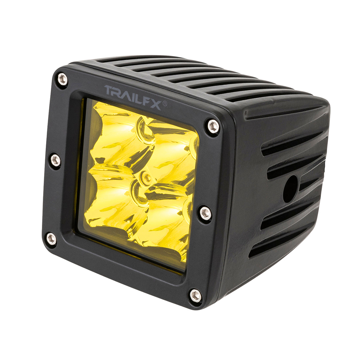 TrailFX Driving Light - 3 Inch Square, 20 Watt Blubs Amp Draw 1.2 AMP At 12 Volts (2X2AMS2)