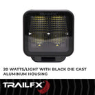 TrailFX Driving Light - 90 Degree Flood Beam, 2400 Raw Lumens/ 1500 Effective (2X2CFBK)