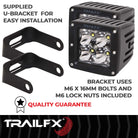 TrailFX Driving Light - 8 Degree Spot Beam, 1920 Raw Lumens/ 1200 Effective Lumens (2X2CSPPR)