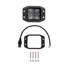 TrailFX Driving Light - 3 Inch Square, 40 Watt Blubs Amp Draw 3.4 AMP At 12 Volts (2X2FMBKF1)