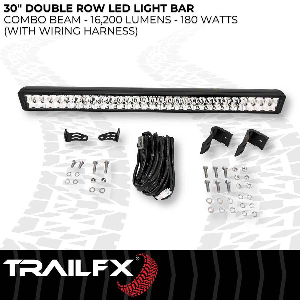 TrailFX Light Bar - 180 Watt Blubs Amp Draw 20.8 AMP At 12 Volts, 8 Degree Spot (30DRCM)