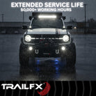 TrailFX Light Bar - 120 Watt Blubs Amp Draw 1.15 AMP At 12 Volts, 8 Degree Spot (30SRCM)
