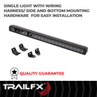 TrailFX Light Bar - 8 Degree Spot/ 90 Degree Flood Beam Combination, 13860 Raw/ (30SRSCMB)