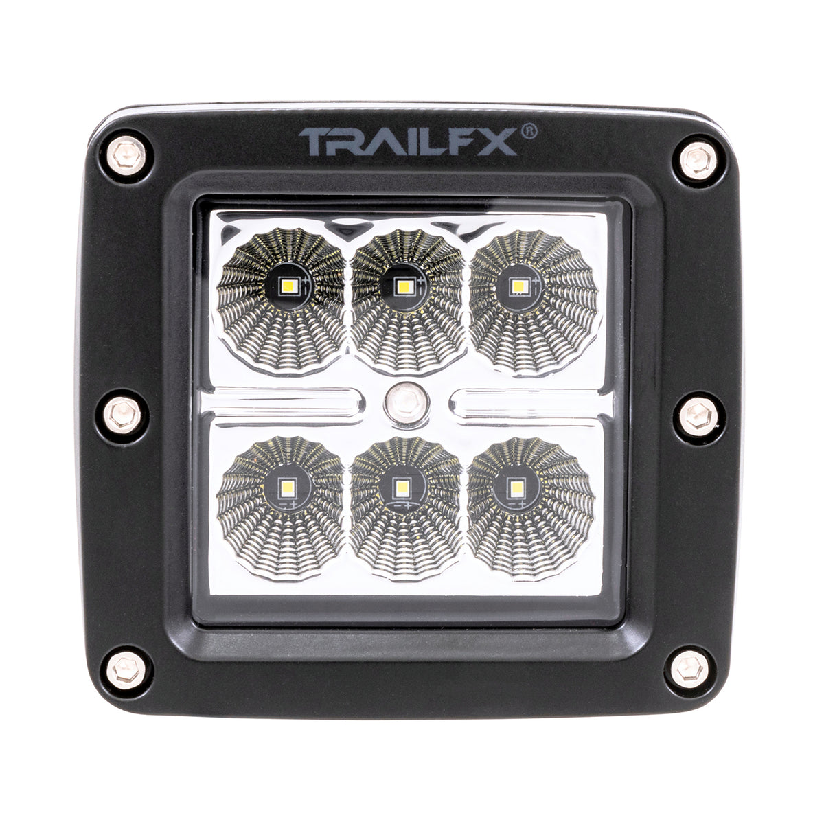 TrailFX Driving Light - 3 Inch Square, 18 Watt Blubs Amp Draw 1.4 AMP At 12 Volts (3X2F1)