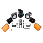 TrailFX Driving Light - 3 Inch Square, 18 Watt Blubs Amp Draw 1.4 AMP At 12 Volts (3X2F2)