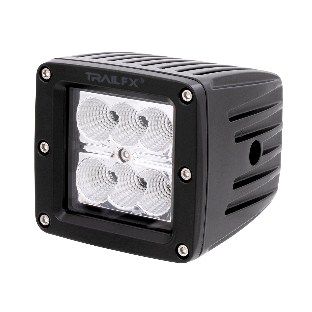 TrailFX Driving Light - 3 Inch Square, 18 Watt Blubs Amp Draw 1.4 AMP At 12 Volts (3X2F2)
