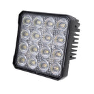 TrailFX Work Light - White Light with Amber Flashing Option, Pedestal Mount, 80 (4X4WLAMF1)