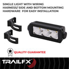 TrailFX Light Bar - 90 Degree Flood Beam, 1800 Raw/ 1313 Effective Lumens, 3 (5SRSF)