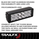 TrailFX Light Bar - 12 Inch x 1-1/2 Inch Width (6DRSCM)