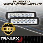 TrailFX Work Light - Pedestal Mount, 18 Watts, 25 Degree Spot Beam, 2520 Raw/ (6SRUTLS2)