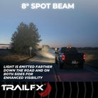 TrailFX Driving Light - 7 Inch Round, 80 Watt Blubs Amp Draw 5.5 AMP At 12 Volts (7RNDS2)