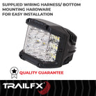 TrailFX Driving Light - 60 Degree Spot/ 140 Degree Flood Beam Combination, 9000 Raw (PODSIDEF)