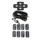 TrailFX Underbody Light Kit - 1260 Raw/ 700 Effective Lumens, Clear Polycarbonate Lens (ROCKKITF4)