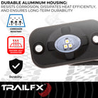 TrailFX Underbody Light Kit - 1260 Raw/ 700 Effective Lumens, Clear Polycarbonate Lens (ROCKKITF4)