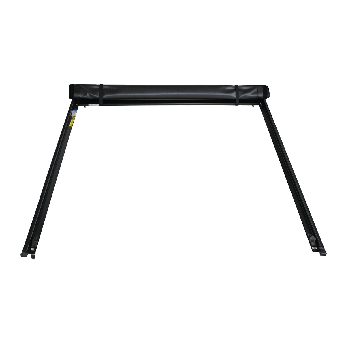 TrailFX Tonneau Cover For Toyota Tacoma - Hook And Loop, Lockable With Tailgate Lock, Black Vinyl (TFX5213)