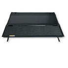 TrailFX Tonneau Cover For Dodge Ram 1500, Ram 1500, Ram 1500 Classic - Hard Tri Fold Non-Lockable Black Aluminum With Carpeted (TFX2702)