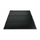 TrailFX Tonneau Cover For Chevrolet Silverado 1500, GMC Sierra 1500 - Hard Tri Fold Non-Lockable Black Aluminum With Carpeted (TFX1705)