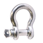 TrailFX Bumper D-Ring - 9,500 Pound Weight Rating, Silver, Steel, Single (WA044)