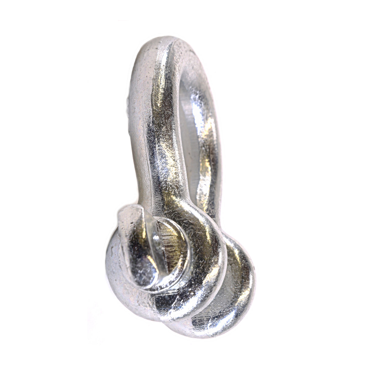 TrailFX Bumper D-Ring - 9,500 Pound Weight Rating, Silver, Steel, Single (WA044)