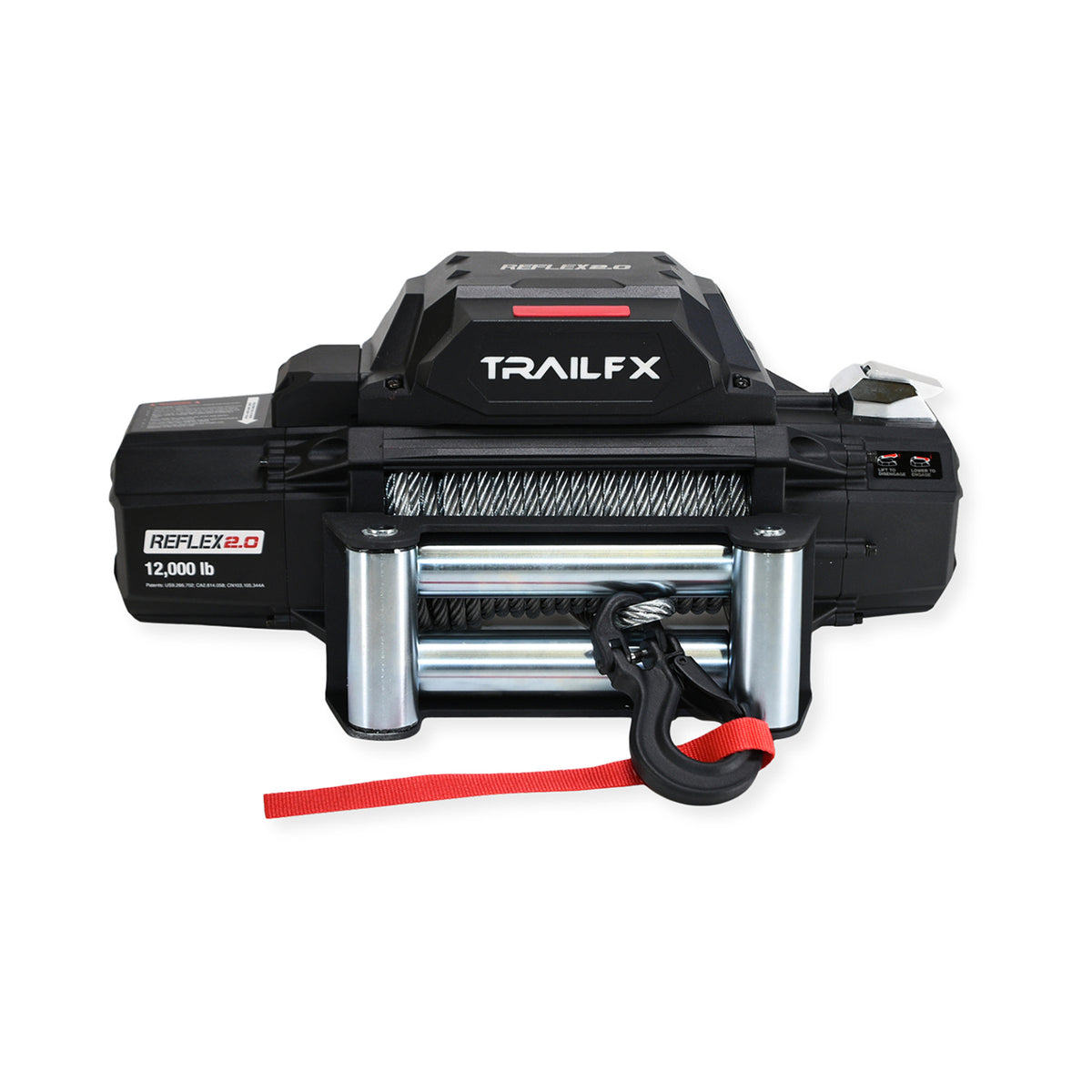 TrailFX Winch - 12 Volt Electric, 12000 Pound Line Pull Capacity, 94 Foot (WR212B)