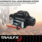 TrailFX Winch - 12 Volt Electric, 12000 Pound Line Pull Capacity, 94 Foot (WR212B)
