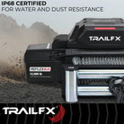 TrailFX Winch - 12 Volt Electric, 12000 Pound Line Pull Capacity, 94 Foot (WR212B)