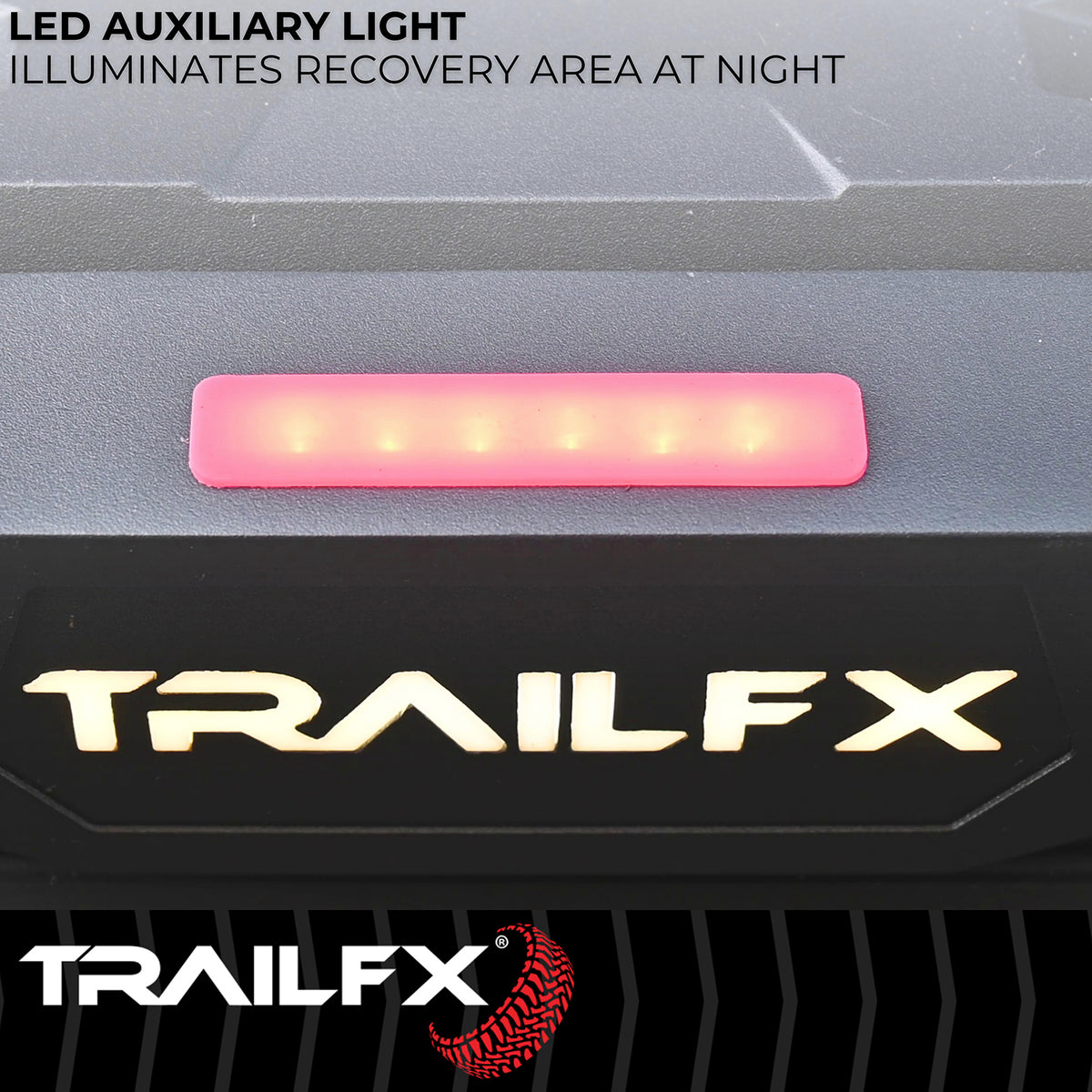 TrailFX Winch - 12 Volt Electric, 12000 Pound Line Pull Capacity, 94 Foot (WR212B)