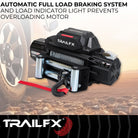 TrailFX Winch - 12 Volt Electric, 9500 Pound Line Pull Capacity, 94 Foot (WR295B)
