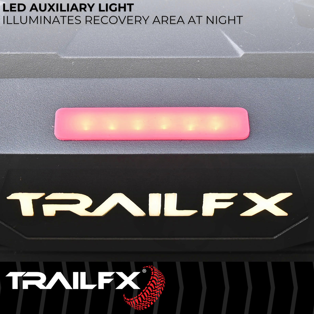 TrailFX Winch - 12 Volt Electric, 12000 Pound Line Pull Capacity, 94 Foot (WRS212B)