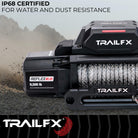 TrailFX Winch - 12 Volt Electric, 9500 Pound Line Pull Capacity, 94 Foot (WRS295B)