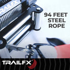TrailFX Winch - 12 Volt Electric, 9500 Pound Line Pull Capacity, 94 Foot (WXV95B)