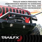 TrailFX Winch - 12 Volt Electric, 9500 Pound Line Pull Capacity, 94 Foot (WXV95B)